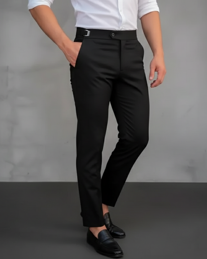 Calças justas elásticas para homem