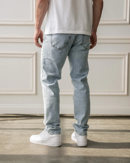 Calças básicas retas para homem