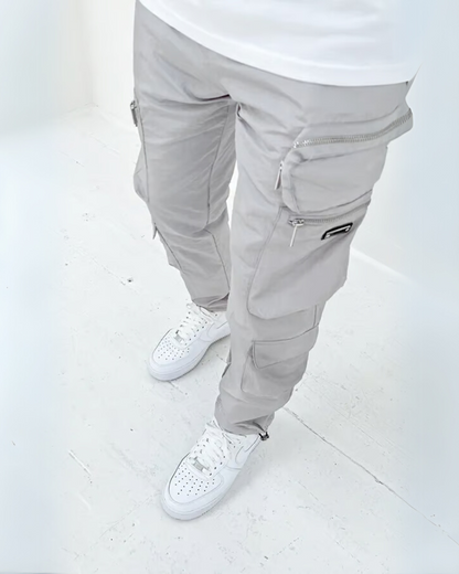 Calças Cargo com Bolsos Multifuncionais para Homem