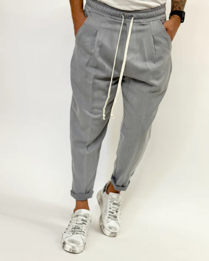 Calças de Estilo Japonês para Homem Minimalismo e Sofisticação Diária