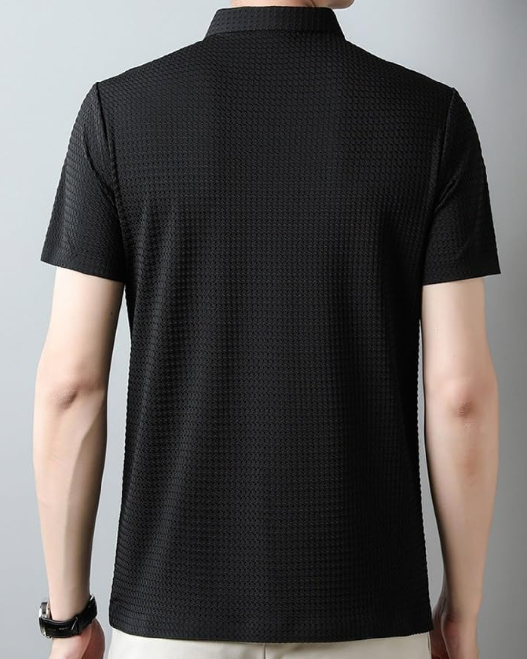 Camisa Pólo Casual de Manga Curta com Corte Justo (OFERTA 2X1)