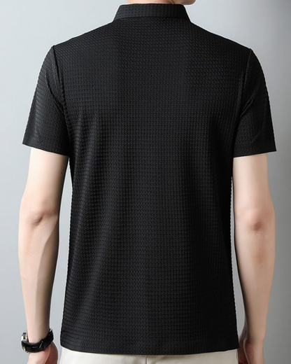 Camisa Pólo Casual de Manga Curta com Corte Justo (OFERTA 2X1)